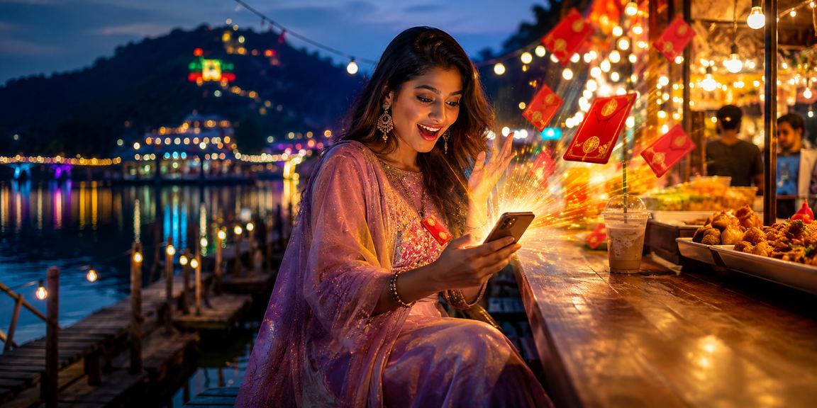 বান্দরবানে নাইট মার্কেটে রেড এনভেলপ বোনাস উদযাপন